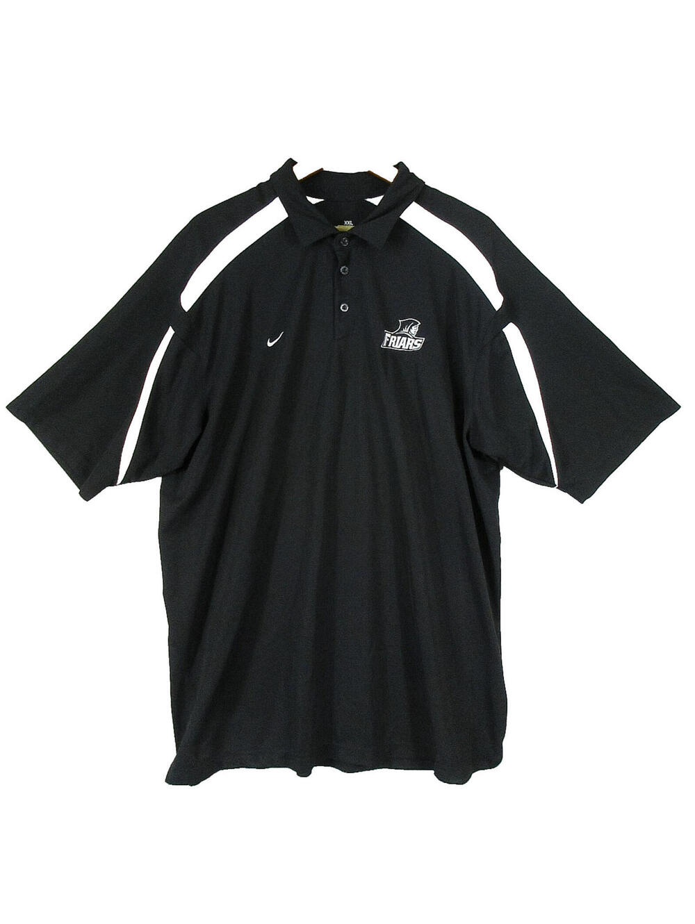 Nike Mens Friars Logo Graphic Polo Shirt Button-Up Short Sleeve Size 2XL Black